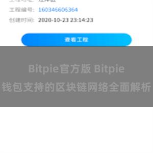 Bitpie官方版 Bitpie钱包支持的区块链网络全面解析