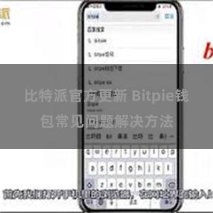 比特派官方更新 Bitpie钱包常见问题解决方法