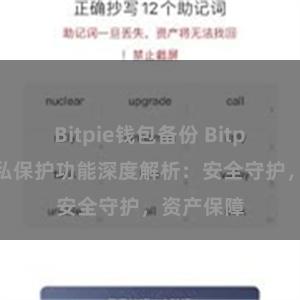 Bitpie钱包备份 Bitpie钱包隐私保护功能深度解析：安全守护，资产保障