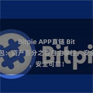 Bitpie APP直链 Bitpie钱包：资产百分之百自主掌控，安全可靠！