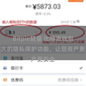 Bitpie轻量 比特派钱包：强大的隐私保护功能，让您资产更安全