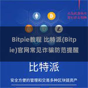 Bitpie教程 比特派(Bitpie)官网常见诈骗防范提醒