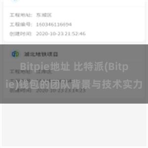 Bitpie地址 比特派(Bitpie)钱包的团队背景与技术实力