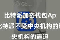 比特派加密钱包App  比特派不受中央机构的逼迫