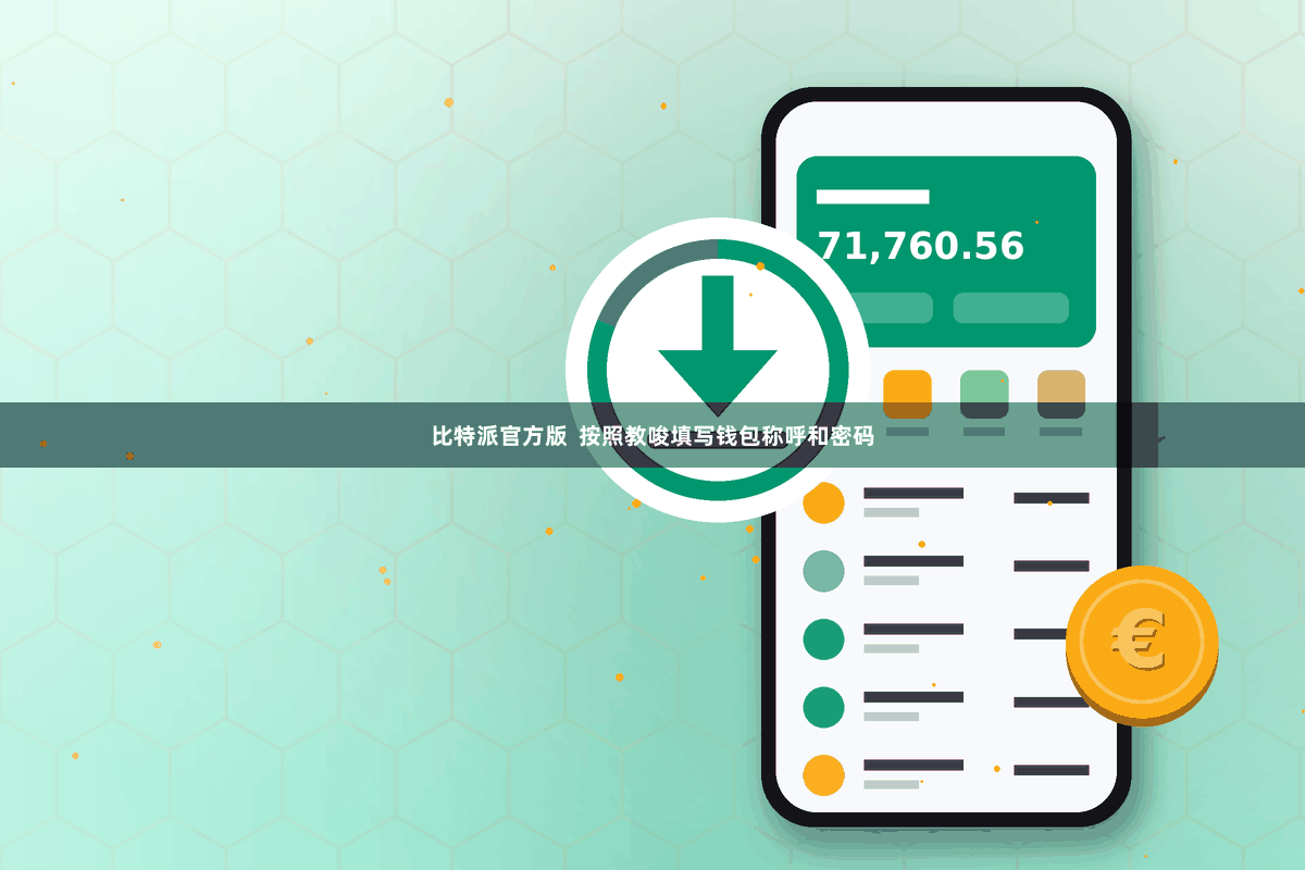 比特派官方版  按照教唆填写钱包称呼和密码